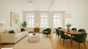 Expose Lichtdurchflutet &amp; luxuriös: Sanierter Altbau-Erstbezug mit Balkon