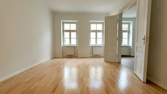 Expose Teilsanierte 2-Zimmer-Altbauwohnung im Herzen des 7. Bezirks – in Top-Lage direkt bei der Burggasse