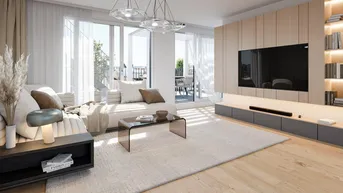 Expose Die Symbiose: Pärchentraum im Neubau mit südseitigem Balkon