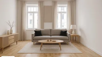 Expose Lichtdurchflutete 2-Zimmer-Altbauwohnung - mit Blick in den begrünten Innenhof - im Herzen des 12. Bezirks