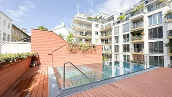 Expose Dachterrassentraum - Einzigartiger Ausblick - Vollmöbliert - Gemeinschaftspool - in Bestlage des 2. Bezirks