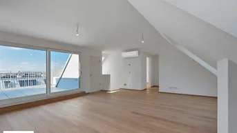 Expose The Temptation: Erstklassige Dachgeschoßwohnung mit tollen Freiflächen Nahe Kutschkermarkt