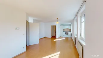 Expose Helle 1-Zimmer-Neubauwohnung mit Grünblick in ruhiger Lage