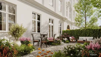 Expose Kleinod mit Stadtgarten | Gartenwohnung im charmanten Biedermeierensemble