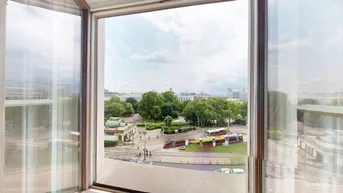 Expose Altbaubüro mit Blick in den Resselpark