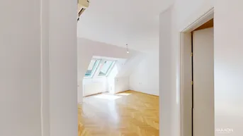 Expose Elegante Dachgeschosswohnung mit Gartenblick, Terrassen und Garage