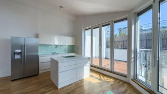 Expose Provisionsfrei &amp; Unbefristet mit 360° Blick und Dachgarten nahe U2 Taborstraße