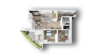 Expose 3-Zi.-Terrassenwohnung mit Förderung!!!