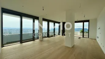 Expose Ausblick wohin das Auge reicht: Geräumiges Apartment mit Annehmlichkeiten (Gym, Pool, Spa, Lounges,)