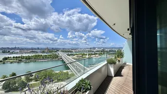 Expose NEU! Doorman, Gym, Pool, div. Lounges UND den schönsten Ausblick auf Stephansdom, Prater &amp; Neue Donau