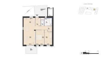 Expose Einzigartiger Wohnstil - 3-Zimmer Wohnung - leistbar &amp; provisionsfrei!