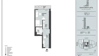 Expose ERSTBEZUG: Hervorragend ausgestattetes Studio-Apartment mit Ausblick – direkt bei der U1 Donauinsel!