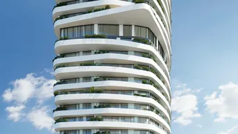 Expose Sunny four-room apartment with 105 m² balcony and amazing amenities on the New Danube