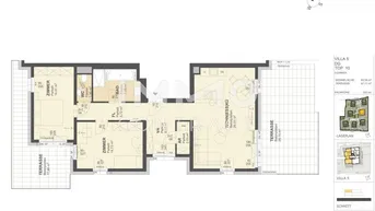 Expose KREMSER WOHNDOMIZIL3Zi- 84qm- Dachgeschoss-Eigentum, 2TerrassenLift, Tiefgarage, in beliebter Grünruhelage