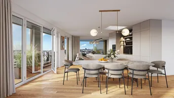 Expose Penthouse with a view - Directly at the main train station: Commission-free + Completion in October