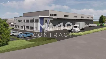 Expose Neue moderne Produktions- und oder Lagerhalle mit Bürotrakt in bester Lage von St. Valentin