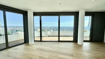 Expose DANUBEFLATS. 40 Etage inkl. 30m2 Balkon - The one and only: Einmalig inkl. Wellness and Swimming Pool