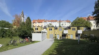 Expose Zentrale 4 Zimmer-Maisonette-Wohnung mit Balkon, Terrasse und Garten in Innenhoflage - getrennt begehbar - nahe Stadthalle - Obere Bahnstraße 53a - Top 23