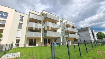 Expose Das 1. MONAT MIETFREI!* - ERSTBEZUG: geförderte 2 Zimmer Wohnung mit großem BALKON in Innenhoflage - Puchstraße 44 - Top 13