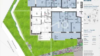 Expose Ideale 3-Zimmer Eck-Gartenwohnung in den STADTTERRASSEN PEUERBACH - provisionsfrei! ** JETZT FRÜHKÄUFER-RABATT!**