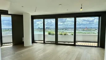 Expose Doorman, Gym, Pool, div. Lounges UND den schönsten Ausblick auf Stephansdom, Prater &amp; Neue Donau