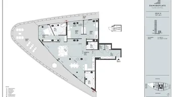 Expose Großzügige 4 Zimmer Wohnung mit über 100 m² Balkon und Blick auf die Donau!