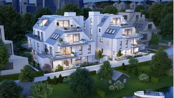 Expose Luxus Wohnen - Provisionsfrei direkt am Wasser mit 167m2 Garten! 2-Zimmer-Eigentums-Maisonette