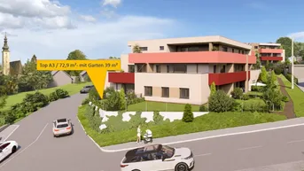 Expose Lichtdurchflutete Eck-Gartenwohnung in den STADTTERRASSEN PEUERBACH - provisionsfrei!
