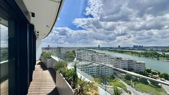 Expose Doorman, Gym, Pool, div. Lounges UND den schönsten Ausblick auf Stephansdom, Prater &amp; Neue Donau