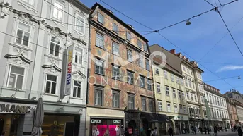 Expose Bürofläche im "gemalten Haus" in Top-Lage zu vermieten - nahe dem Hauptplatz / Herrengasse 3 - Top 518