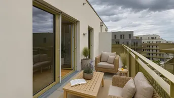Expose Preis jetzt sichern! Provisionsfrei und neu - 2 Zimmer Wohnung mit Balkon 4. Stock: Hirschfeld