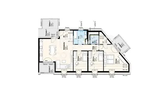 Expose Dachgeschoßwohnung Terrasse und Balkon