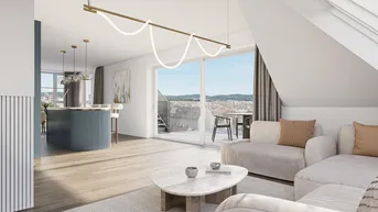 Expose Sky Living - 4 Zimmer im Dachgeschoss mit exklusiver Terrasse: U6 Burggasse