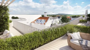 Expose Großzügige, luxuriöse 2-Zimmer-Wohnung mit Balkon und großer Dachterrasse in attraktiver Lage