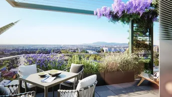 Expose Wunderschöne Aussicht! Provisionsfreie 3 Zimmer mit Balkon in einzigartiger Gartenlandschaft