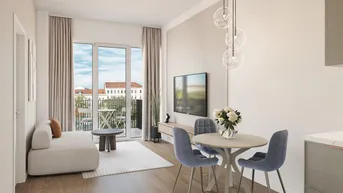 Expose Anlegerhit: Neues Wohnprojekt - 2 Zimmer Wohnung mit Loggia und optimaler Grundriss