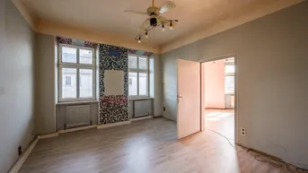 Expose ++NEU++ Sanierungsbedürftige 2 Zimmer Altbauwohnung mit viel Potenzial.