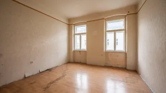 Expose ++H7++ Sanierungsbedürftige 2-Zimmer Altbau-Wohnung, viel Potenzial!