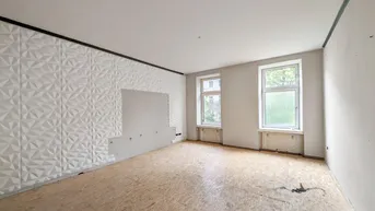 Expose ++Q16++ Renovation-needed 2-room old building flat, lots of potential