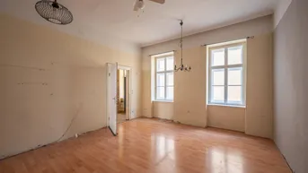 Expose ++NEU++ Renovierungsbedürftige 3-Zimmer Altbau-Wohnung mit Balkonoption in toller Lage!