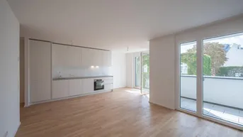 Expose ASG IV-Qualitatives Wohnen in urbaner Lage: hochwertiger 2-Zimmer ERSTBEZUG mit BALKON! Provisionsfrei!