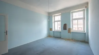 Expose ++Q18++ sanierungsbedürftige 1-Zimmer Altbauwohnung, viel Umbaupotenzial