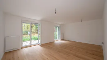 Expose ++Bujatti++ Tolle 3-Zimmer Erstbezug-Wohnung mit großem Garten!