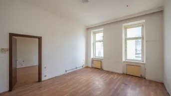 Expose **Hannovermarkt** Sanierungsbedürftige 3-Zimmer Altbauwohnung - Airbnb - Balkonoption
