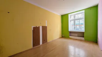 Expose ++NEU++ sanierungsbedürftige 1-Zimmer Erdgeschosswohnung - tolle Lage!
