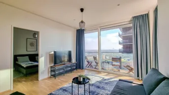 Expose ++ Traumhafte 2-Zimmer Neubauwohnung mit Balkon und Traumblick im TrIIIple-Tower ++