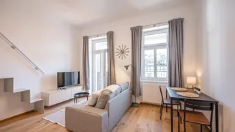 Expose Short-term apartment in walking distance to AUGARTEN, 1-6 months, fully furnished with balcony!