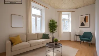 Expose ++Gablenzgasse++ Sanierungsbedürftige 1,5-Zimmer Altbau-Wohnung, viel Potenzial!