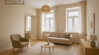 Expose ++NEU++ Für Bastler: 2-Zimmer Altbau-Wohnung (sanierungsbedürftig) - gut adaptierbarer Grundriss