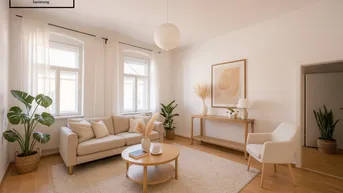 Expose +Umbaupotenzial+ 3-Zimmer Altbau-Wohnung (sanierungsbedürftig) - tolle Lage